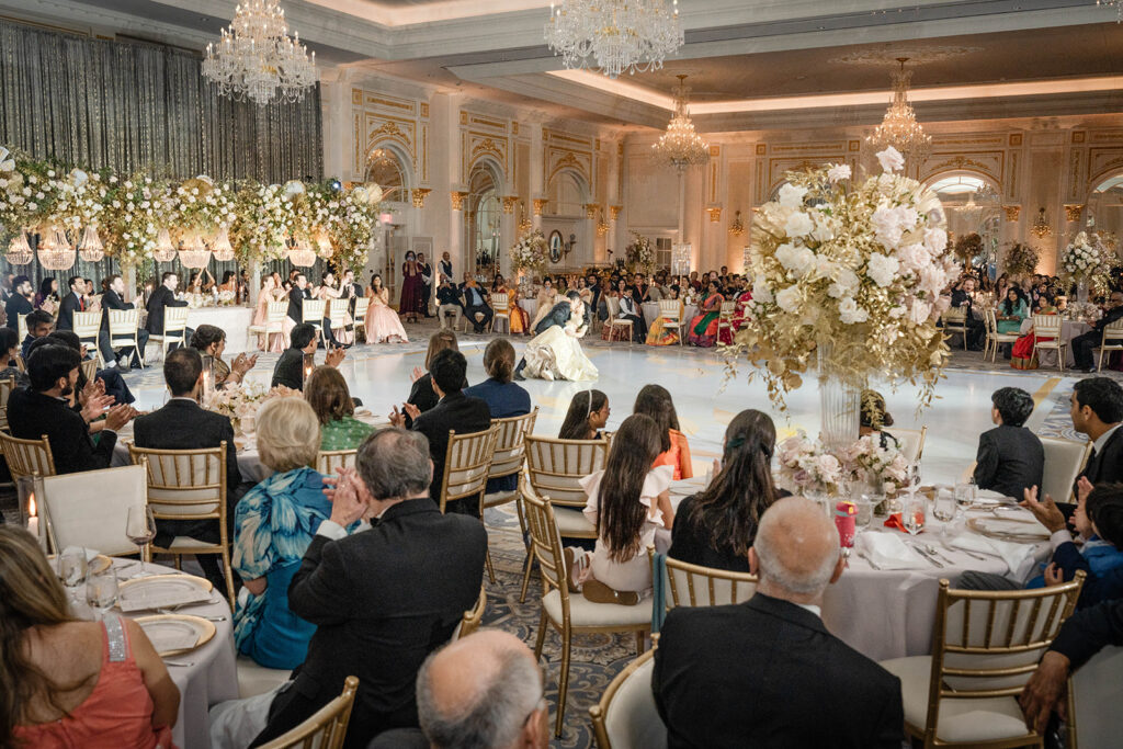 Bride and Groom first dance at their Waldorf Astoria DC wedding reception